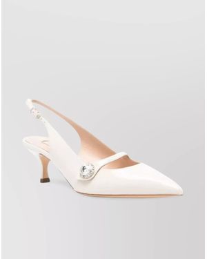 Casadei Chanel Tiffany + Minorca T. 050 Pumps - Natural
