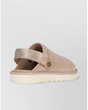UGG Slip-On Sandals Open Back - Natural