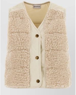 Moncler Teddy Vest - Natural