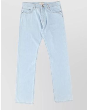 Versace Denim Straight-Leg Jeans - Blue