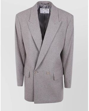 Filippa K Double Breasted Blazer - Grey