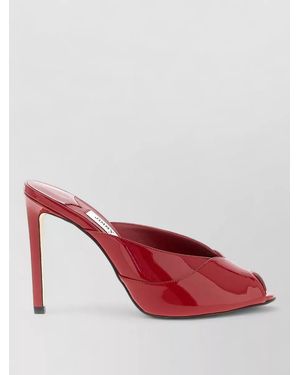 Jimmy Choo Brigitte Open Toe Patent Sandals Design - Red