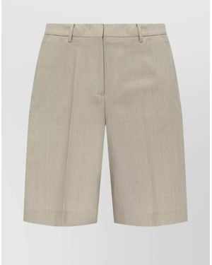 Golden Goose Wool-Blend Bermuda Shorts - White