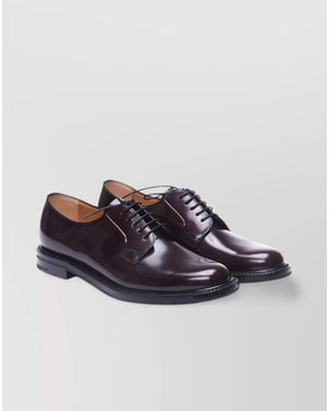 Church's Leather Derby Shoes - Black