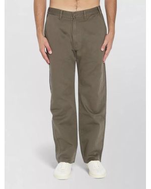 Celine Denim Straight-Leg Trousers - Multicolour