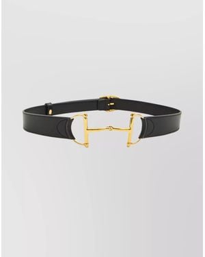 Gucci Large Buckle Leather Belt - Multicolor