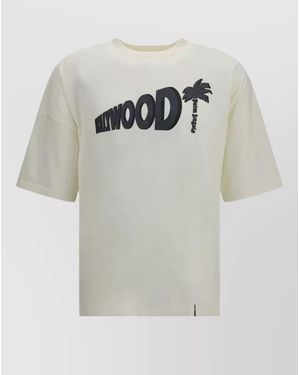 Palm Angels Sunset Blvd Palm Loose T-Shirt - Grey