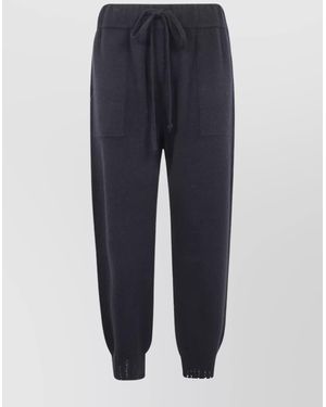Uma Wang "Simple Ws" Ankle Pants - Blue