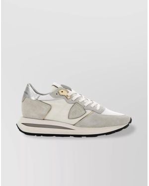 Philippe Model High Top Sneakers Almond Tip - White