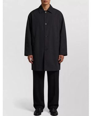 The Row Cotton Relaxed-Fit Short Coat - Black