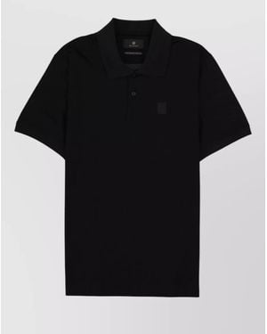 Belstaff Polo Shirt Steel Logo Patch - Black
