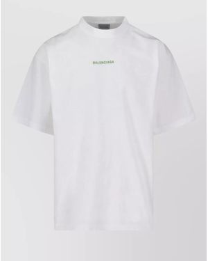 Balenciaga Short-Sleeve Shirt - White