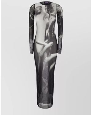 Jean Paul Gaultier Maxi Dress - Gray