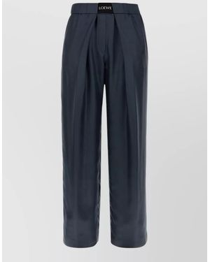Loewe Silk Lounge Trousers - Blue