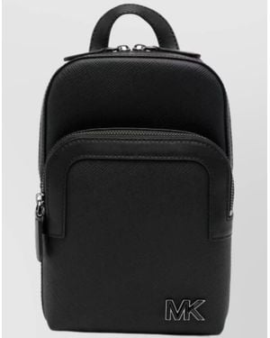 Michael Kors Edison Logo Slingpack Adjustable Strap - Black