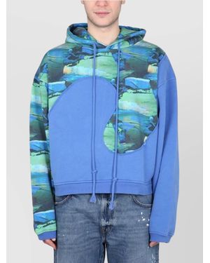 ERL Printed Hoodie - Blue