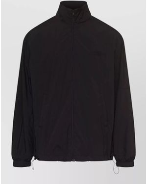 MM6 by Maison Margiela Nylon Zip-Up Jacket - Black