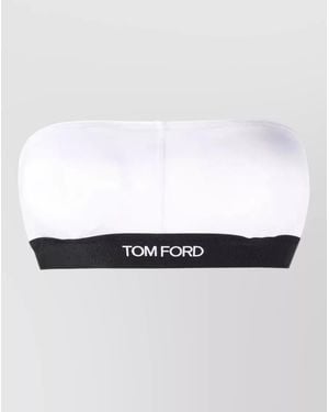 Tom Ford Modal Bandeau Bra - White