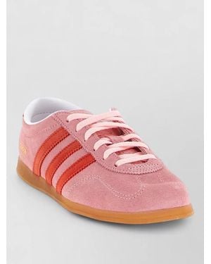 adidas Originals Gazelle Lo Pro Trainers Contrast Stripes - Pink