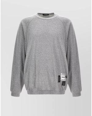 Undercover Cotton Printed Sweatshirt - Grey
