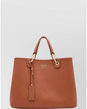 Emporio Armani Myea Medium Shopping Bag - Brown