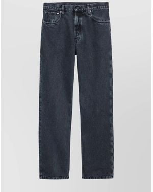 Prada Faded Five-Pocket Denim Trousers - Blue
