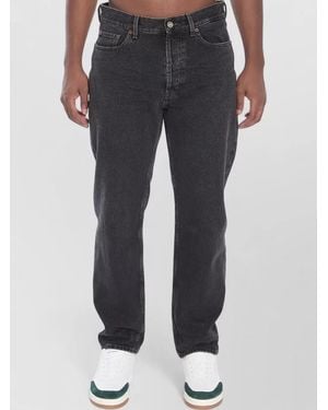 Saint Laurent Mick Straight Leg Denim Five Pocket Pants - Blue