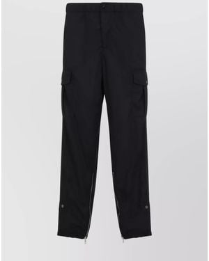Dries Van Noten Polyester Cargo Trousers - Blue