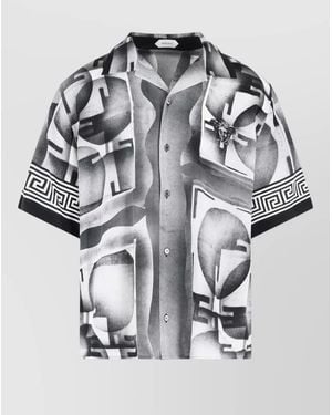Versace 'Informal' Silk Shirt - Grey