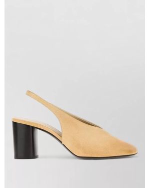 Lemaire Leather Mules - Natural