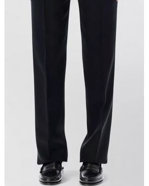 Lardini Tailored Ecovero Viscose Silk Trousers - Black