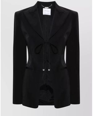 Blumarine Single-Breasted Blazer - Black