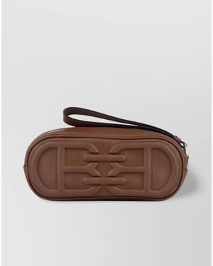 Bally Leather Clutch Bag - Brown