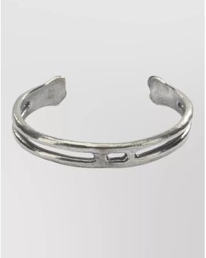 Our Legacy Knochen Open Cuff Textured Bracelet - Multicolor