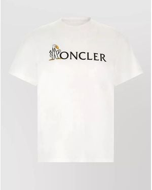 Moncler Graphic Logo Cotton T-Shirt - Multicolour