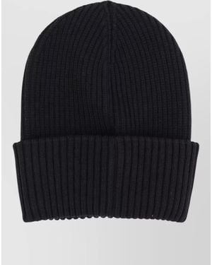 Moncler Genius Ribbed Virgin Wool Beanie - Blue