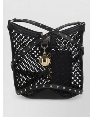 Lanvin Leather Bucket Bag Tone Hardware - Black