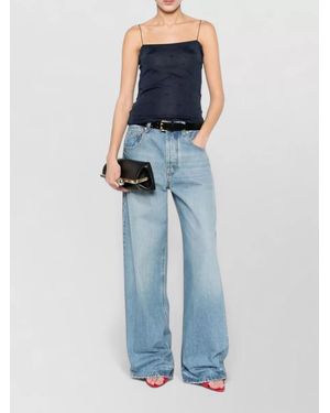 Jacquemus Polka-Dot Spaghetti-Strap Tank Top - Blue