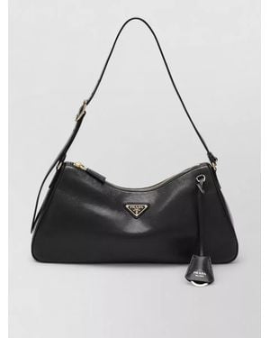 Prada Shoulder Bag Adjustable Strap Tone Hardware - Multicolor