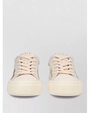 Hogan Leather Low-Top Trainers - Natural