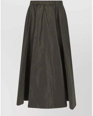 Aspesi Midi A-Line Skirt - Grey