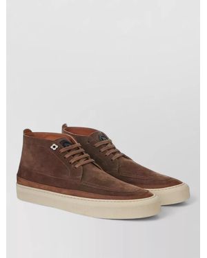 Lardini Suede Leather Trainers - Brown