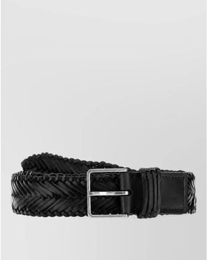 The Row Leather Belt - Black