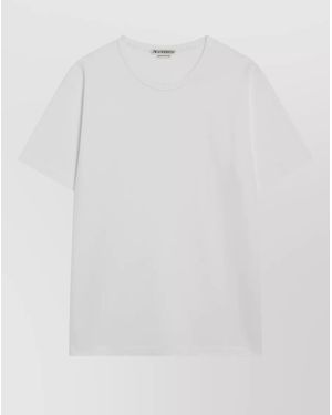 JW Anderson Logo-Embroidered T-Shirt - White