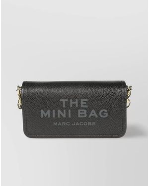 Marc Jacobs Leather Mini Crossbody Bag - Gray