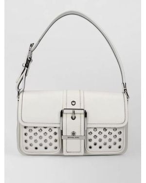Michael Kors Na Leather Clutch Bag - Grey