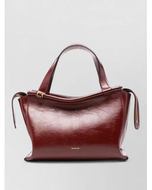 Wandler Ida Top Handle Tote Bag Hardware - Red