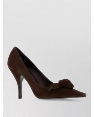 Prada Suede Leather Pumps - Brown