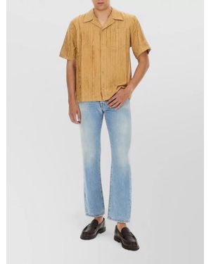 Séfr Dalian Short Sleeve Shirt Chest Pocket - Blue