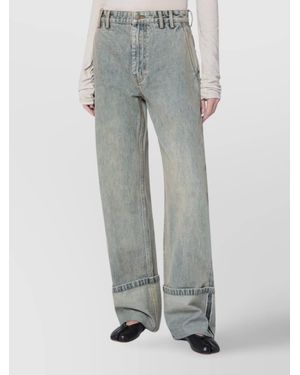 Entire studios Denim Wide-Leg Jeans - Grey